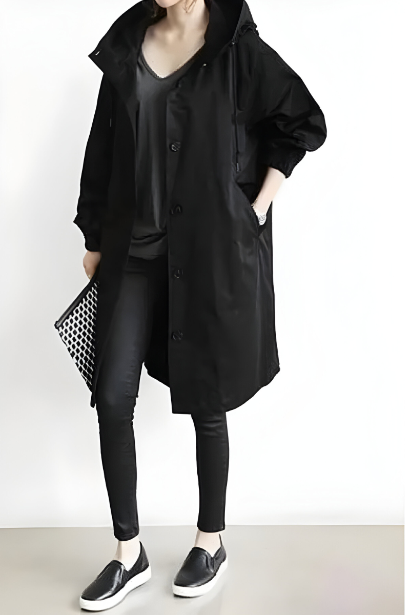 Léa™ | Elegante Herfst Wind- en Regenjas