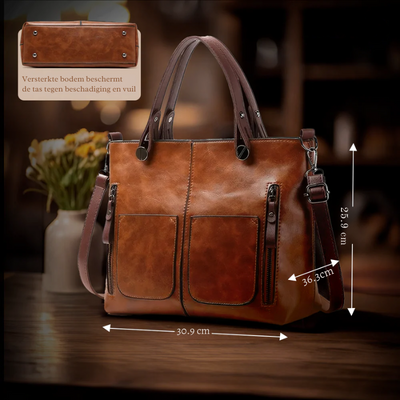 Ilse’s Tijdloze Elegantie | Schoudertas van Vegan Leer